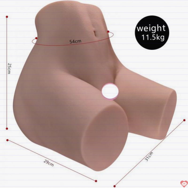 Âm đạo giả mông silicon Jiuai Nhật Bản kích cỡ thật 11kg 