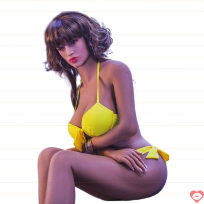 Eboni TPE 165cm Ngực Lớn Oral Siêu Thật 