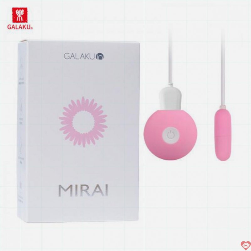 Trứng rung USB Galaku Mirai siêu nhỏ kích thích sâu thẳm 