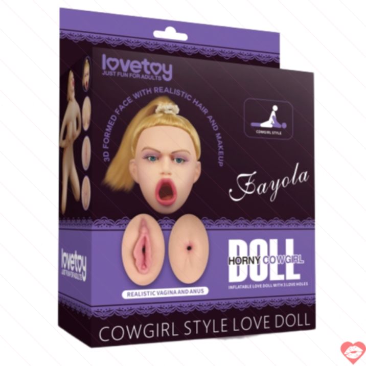 Lovetoy Búp Bê Thổi Hơi 93cm Cưỡi Ngựa Da Thịt Mịn 