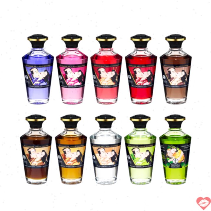 Dầu Shunga Warming Massage Ăn Được Kích Thích Giác Quan 