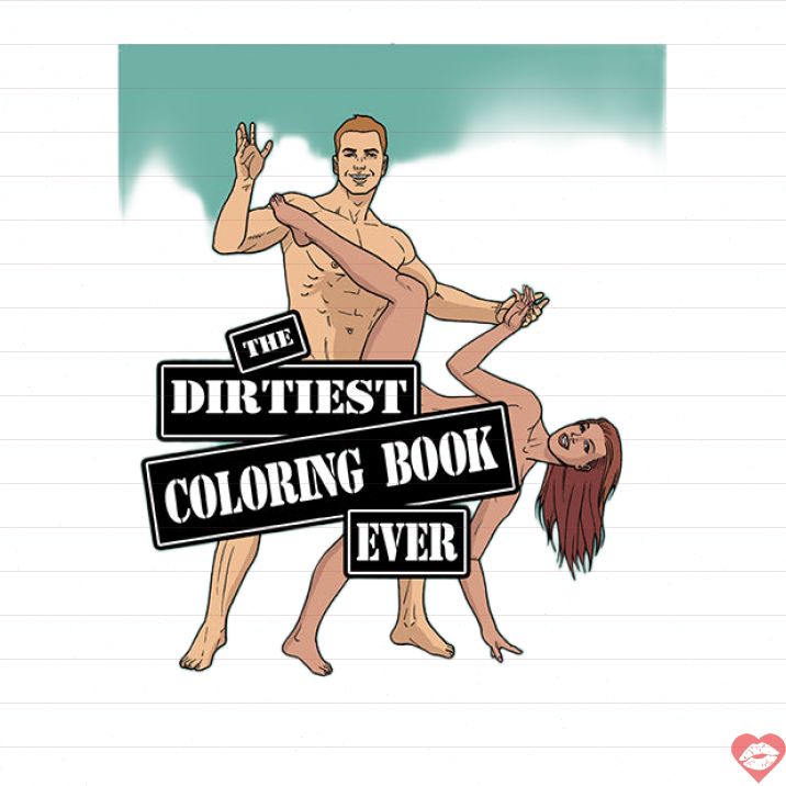 Sách Tô Màu Wood Rocket NSFW Đen Bẩn Hài Hước Siêu Vui 