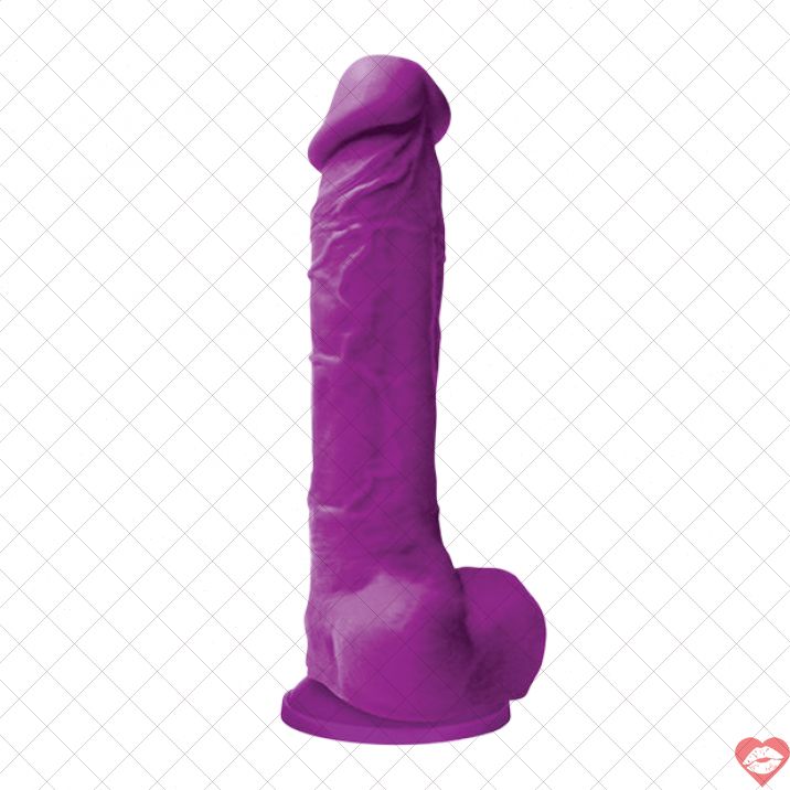 Dildo Colours Đen 8Inch Mềm Mịn Thăng Hoa Đam Mê 