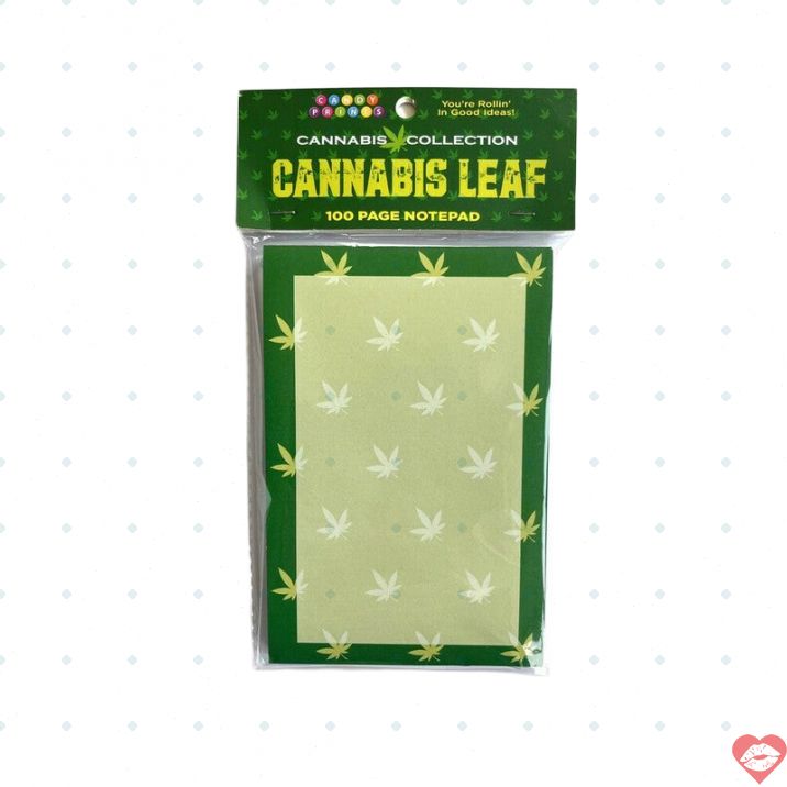 Sổ Tay Cần Sa Xanh Chill Ghi Chú Phong Cách 