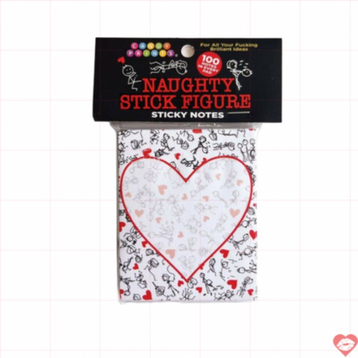 Naughty Stick Figure ghi chú dính nghịch ngợm hài hước vui 