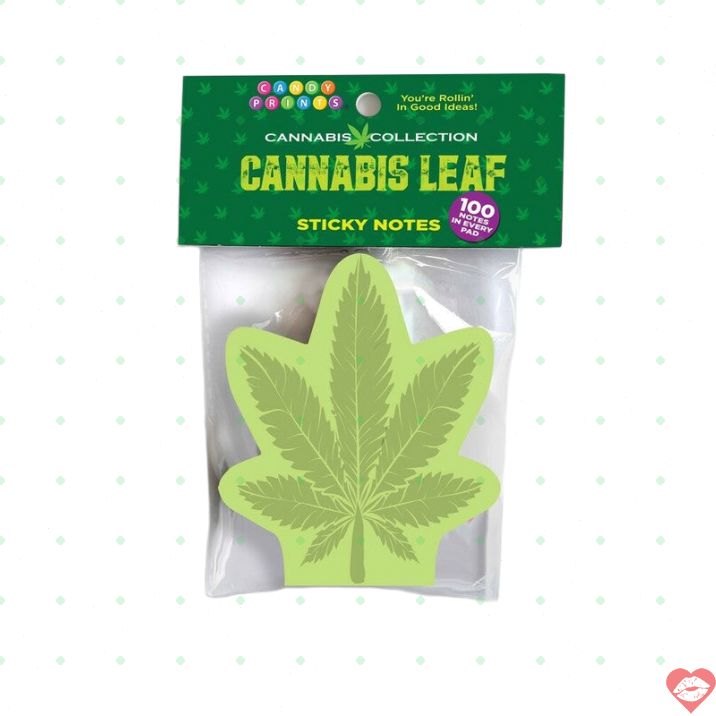 Ghi Chú Dính Lá Cần Sa Chill 100 Miếng Vui Nhộn 