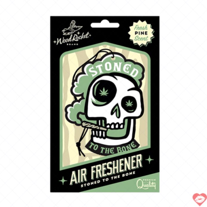 Skull Wood Rocket Air Freshener Hương Thông Tươi Mát[luxurytoy]​ 