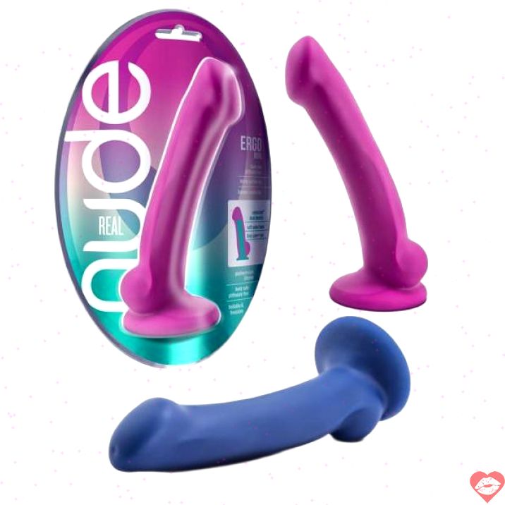 Blush Ergo Mini Nude Silicone Mềm Thực Tế Quyến Rũ Đam Mê 