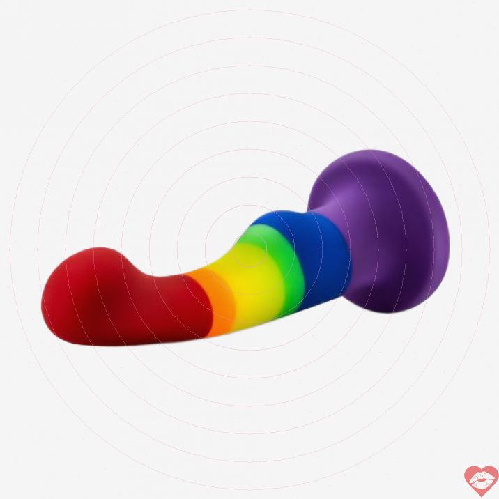 Dildo Blush Pride P1 Cầu Vồng Hãm Siêu Sướng 