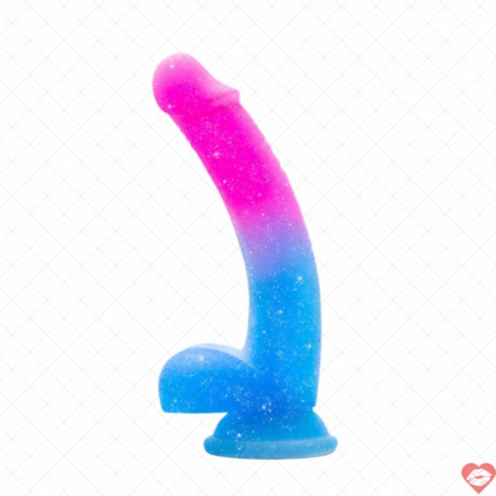Blush Avant Sunsets Dildo Uốn Lấp Lánh Ombre Đẹp 