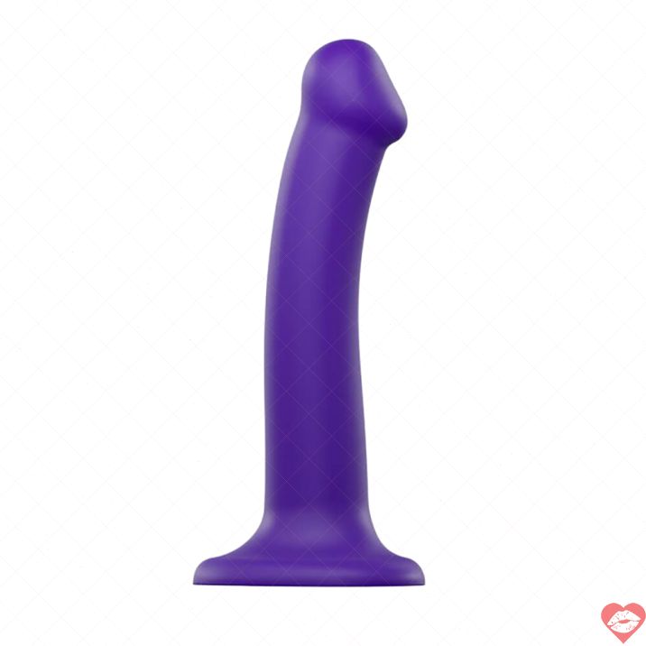 Dildo uốn cong Strap-on-Me mềm mại dual density khoái cảm tột đỉnh 