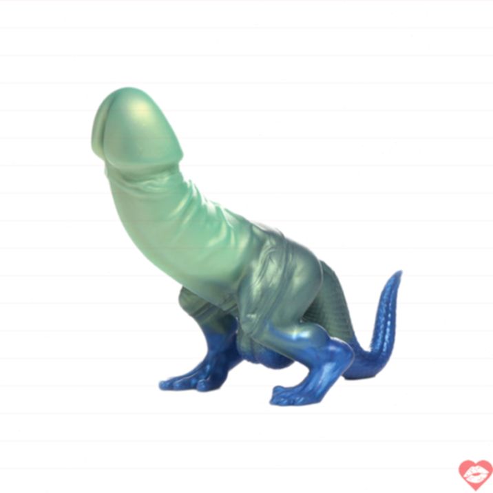 Creature Cocks Jurassic Dildo Xanh Lấp Lánh Fantasy 
