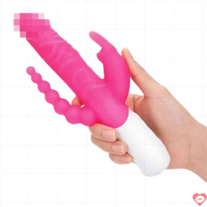 Rabbit Double Pink Xuyên Thấu Công Nghệ Cao 