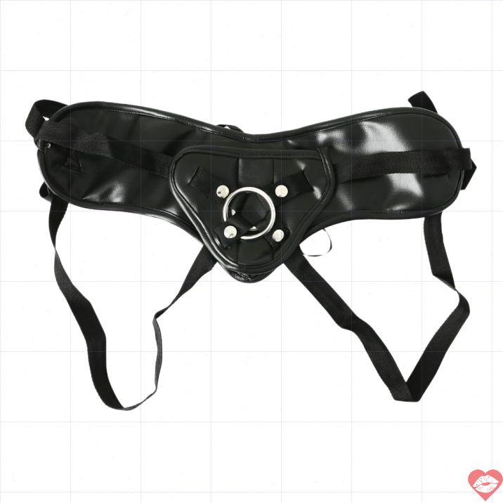 Harness Sportsheets Pleather Lớn Đeo Dildo Linh Hoạt Thoải Mái 