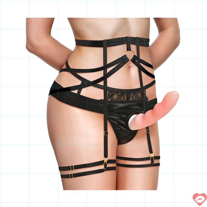 Belle Strap-On Garter Ren Dây Đeo Quyến Rũ Hoàn Hảo 