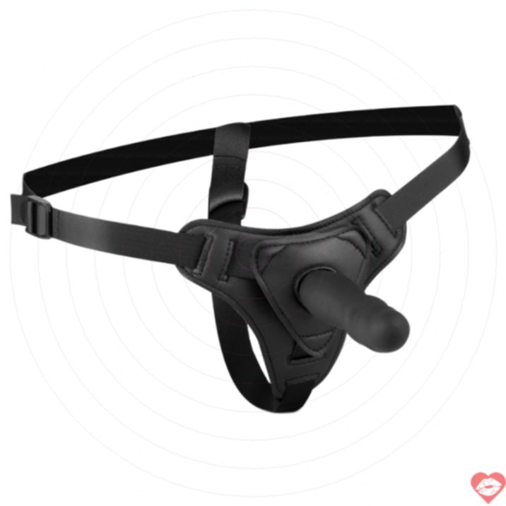 Easytoys Strap On Đen 13cm Silicon Mềm Mịn[luxurytoy]​ 
