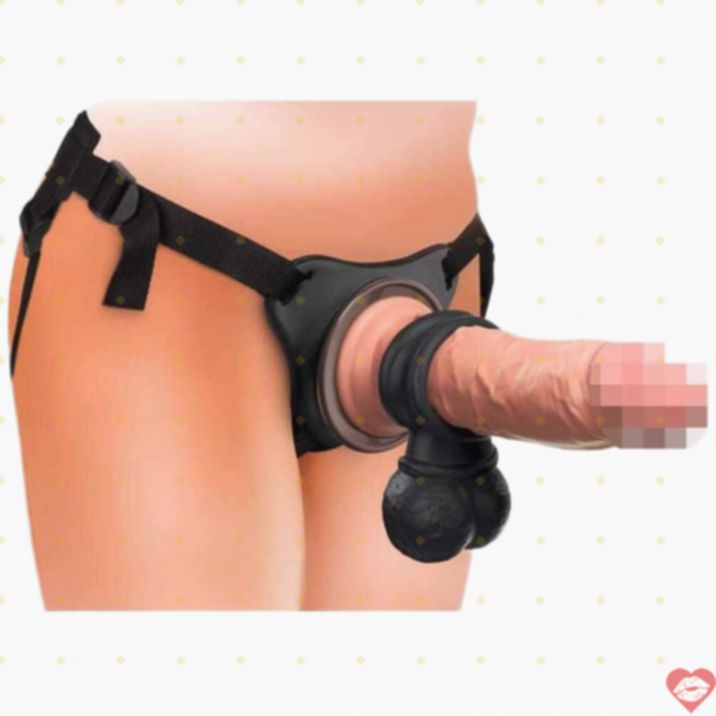 PipeDream King Cock Strapon Dildo Đen Cao Cấp Đam Mê 