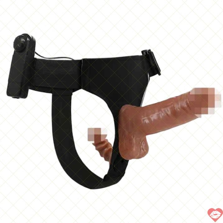 Siêu Strapon Rung Đỉnh Vaginal Màu Da Thật Nóng Bỏng 