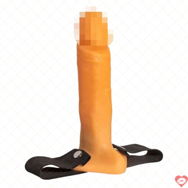 Jaga-Jaga Strap-on Rỗng 19.8cm Da Thịt Thoải Mái Hoàn Hảo 