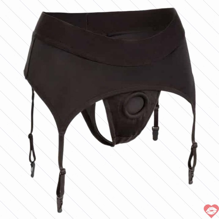 Strapon Boundless XXL Đen Dây Đai Quyến Rũ 