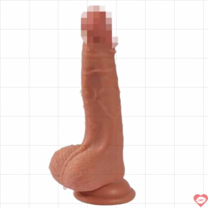 Strap On Dildo Dual Layer 19cm Thực Tế 