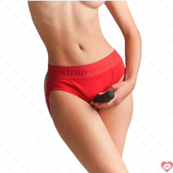 Strap-on Heroine S Đỏ 4-4.5cm Linh Hoạt Khoái Lạc Hoàn Hảo 