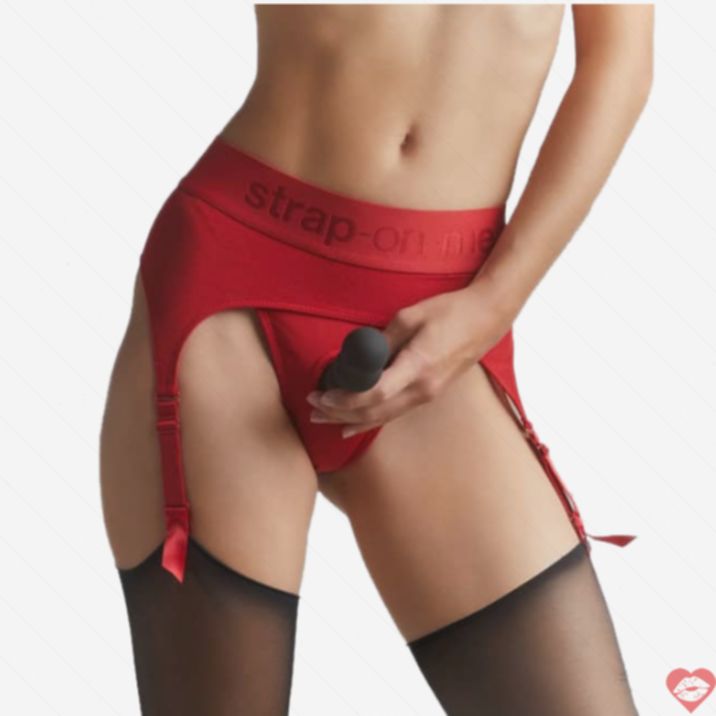 Strap-on Harness Rebel L Đỏ Nữ Hoang Dã Đam Mê 