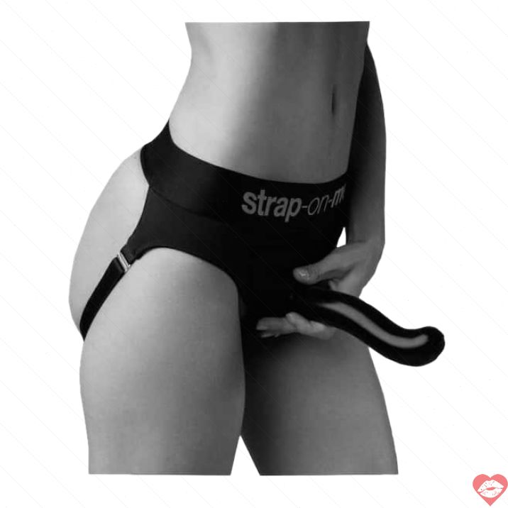 Strap-on Heroine M đen lọt khe đa năng pegging 